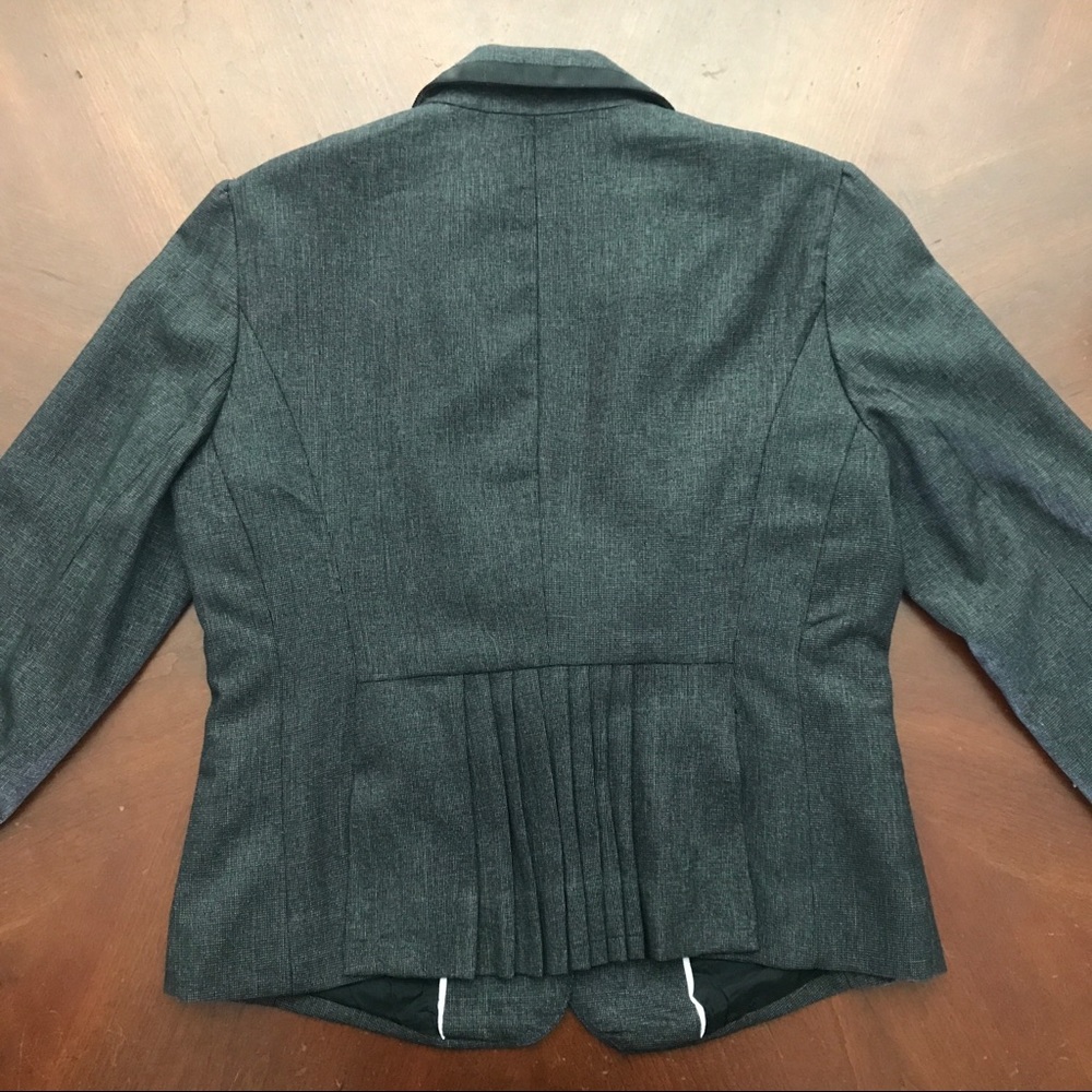 LOFT Gray One Button Blazer - Picture 3 of 3